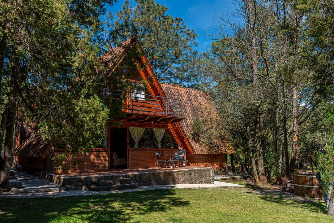 A Frame House, cabaña en Huasca de Ocampo